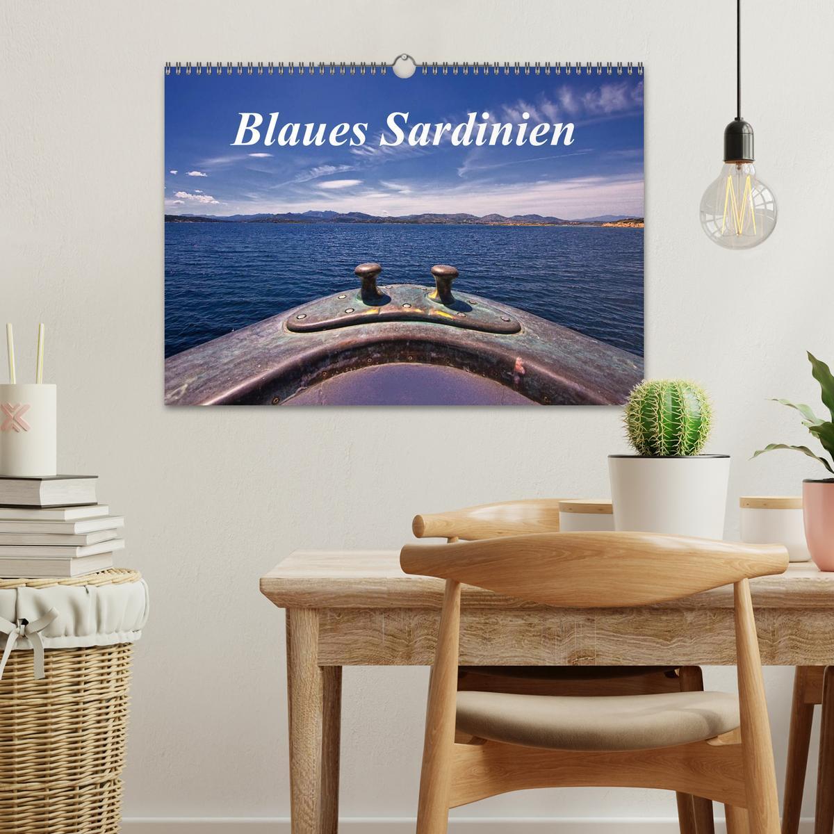 Bild: 9783435731077 | Blaues Sardinien (Wandkalender 2025 DIN A3 quer), CALVENDO...