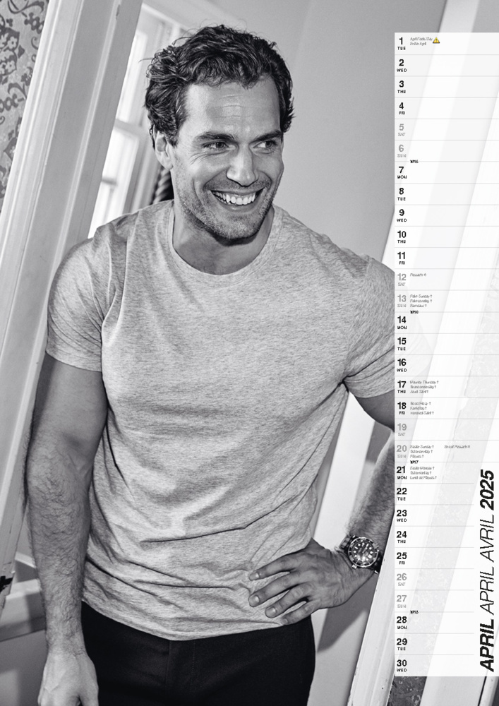 Bild: 9798893610772 | Henry Cavill Kalender 2025 | Der Star aus The Witcher | Kalender