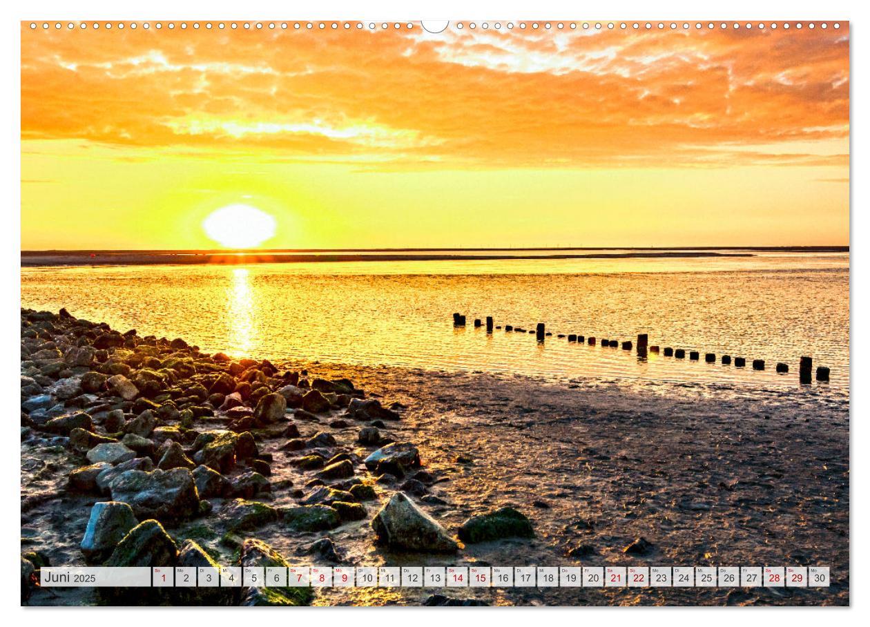 Bild: 9783435067534 | BORKUM-LIEBE (hochwertiger Premium Wandkalender 2025 DIN A2 quer),...