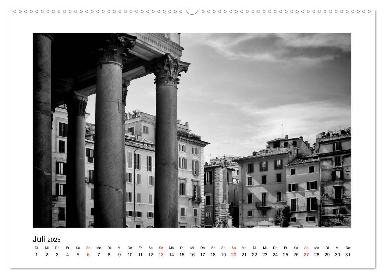 Bild: 9783435580194 | ROM Monochrom (Wandkalender 2025 DIN A2 quer), CALVENDO Monatskalender