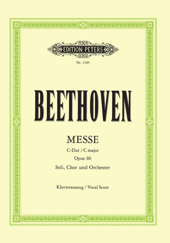 Cover: 9790014006594 | Messe C-Dur op. 86 | Ludwig van Beethoven | Taschenbuch | 68 S. | 2001