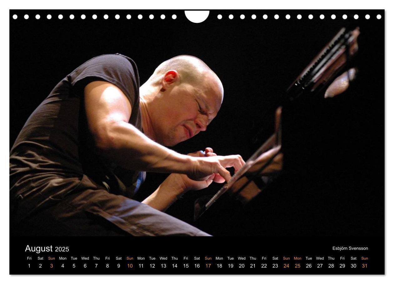 Bild: 9781325994519 | Jazz Pianists 2025 (Wall Calendar 2025 DIN A4 landscape), CALVENDO...