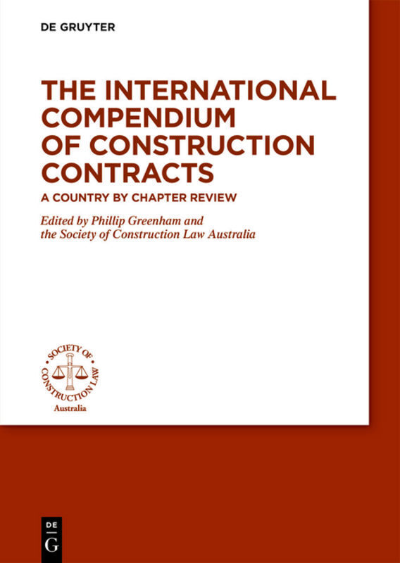 Cover: 9783110712483 | The International Compendium of Construction Contracts | Buch | XLIV