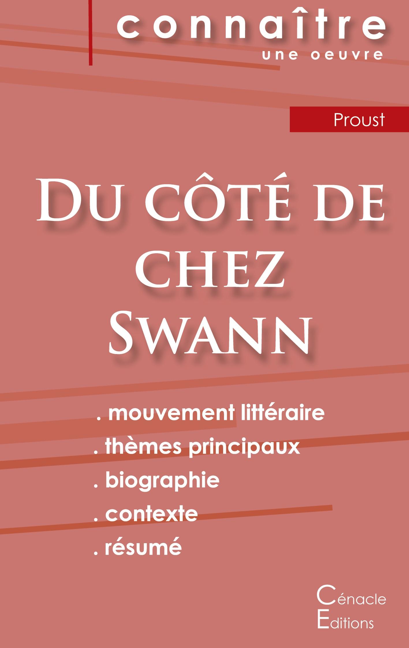 Cover: 9782367885018 | Fiche de lecture Du côté de chez Swann de Marcel Proust (analyse...