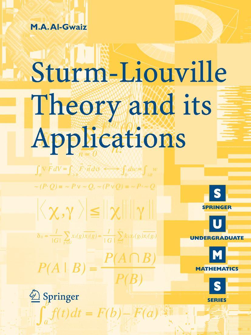 Cover: 9781846289712 | Sturm-Liouville Theory and its Applications | Mohammed Al-Gwaiz | Buch