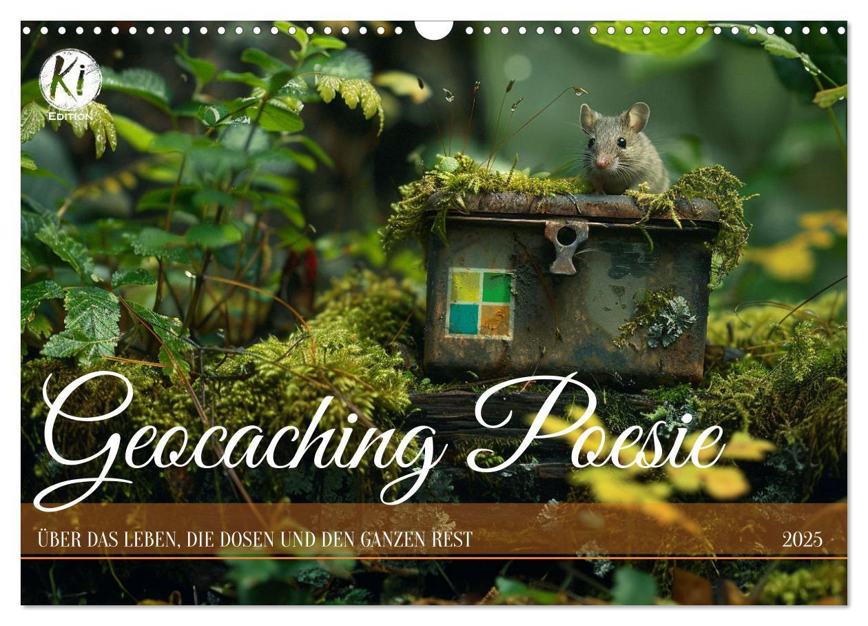 Cover: 9783435245208 | Geocaching Poesie (Wandkalender 2025 DIN A3 quer), CALVENDO...