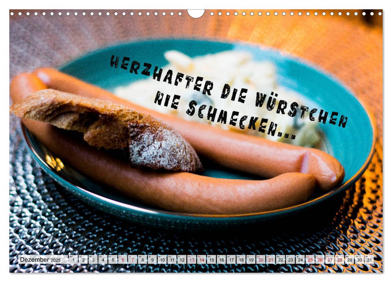 Bild: 9783435112807 | Wurstkalender. Es geht um die Wurst. (Wandkalender 2025 DIN A3...