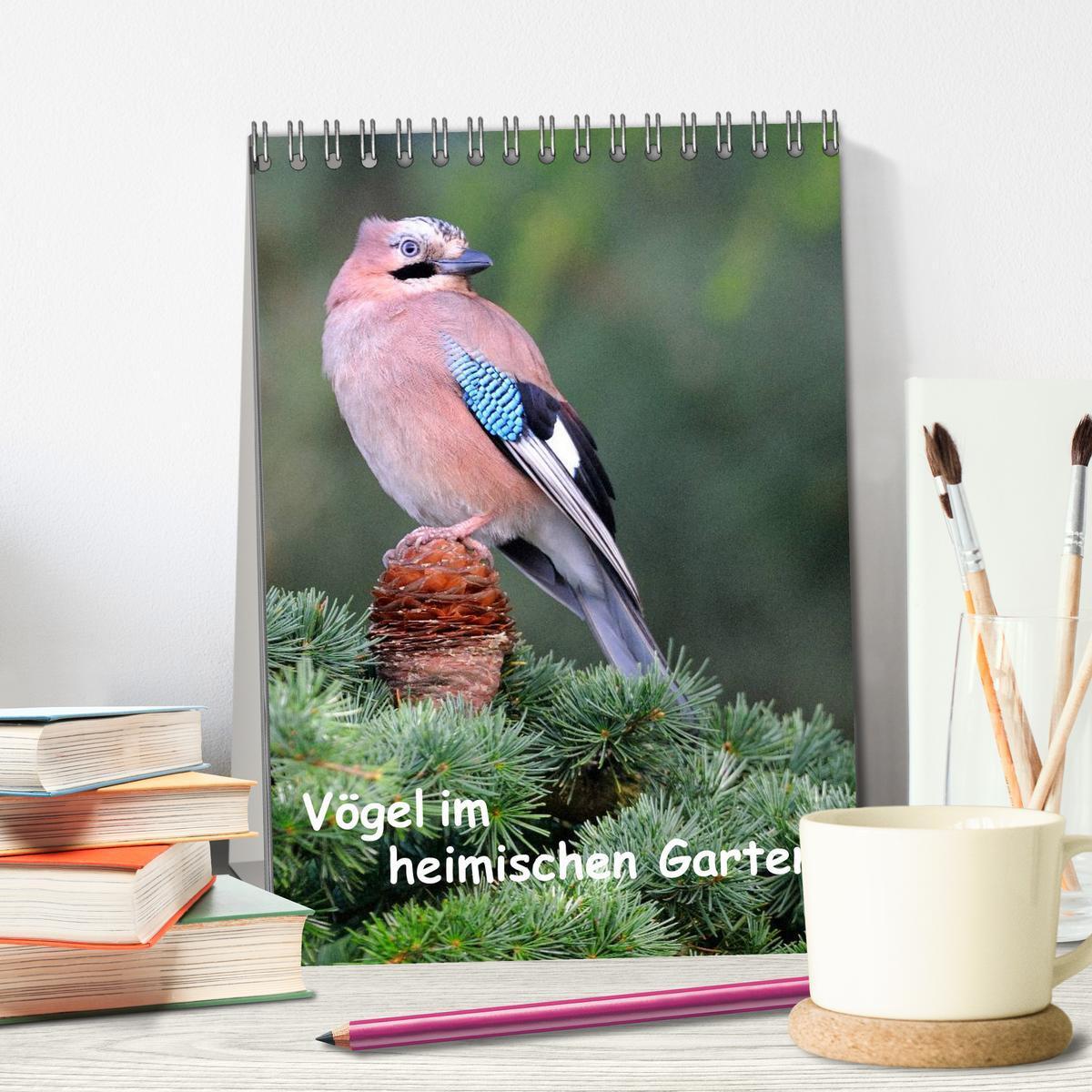 Bild: 9783457042922 | Vögel im heimischen Garten (Tischkalender 2025 DIN A5 hoch),...