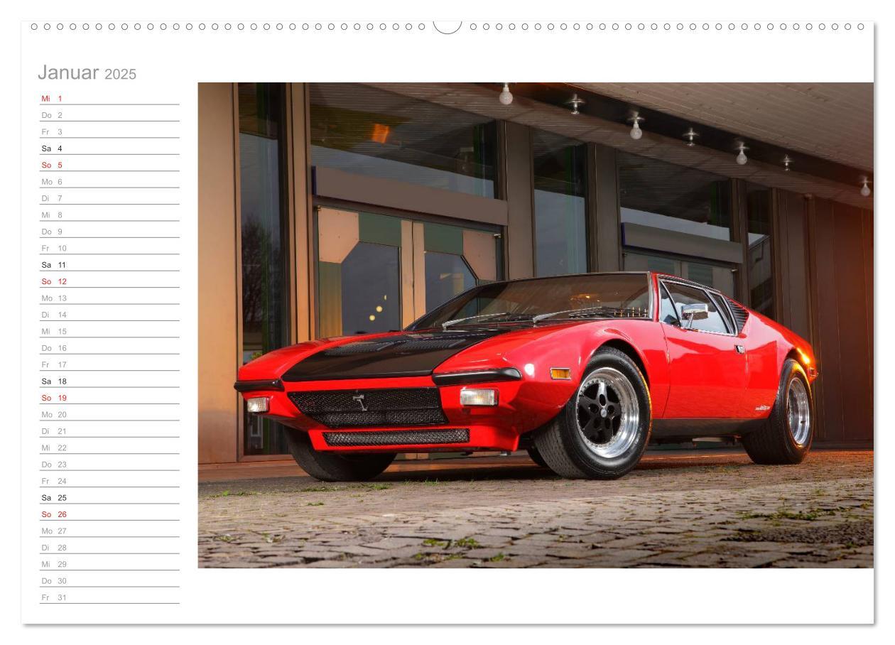 Bild: 9783435532438 | De Tomaso Pantera (hochwertiger Premium Wandkalender 2025 DIN A2...