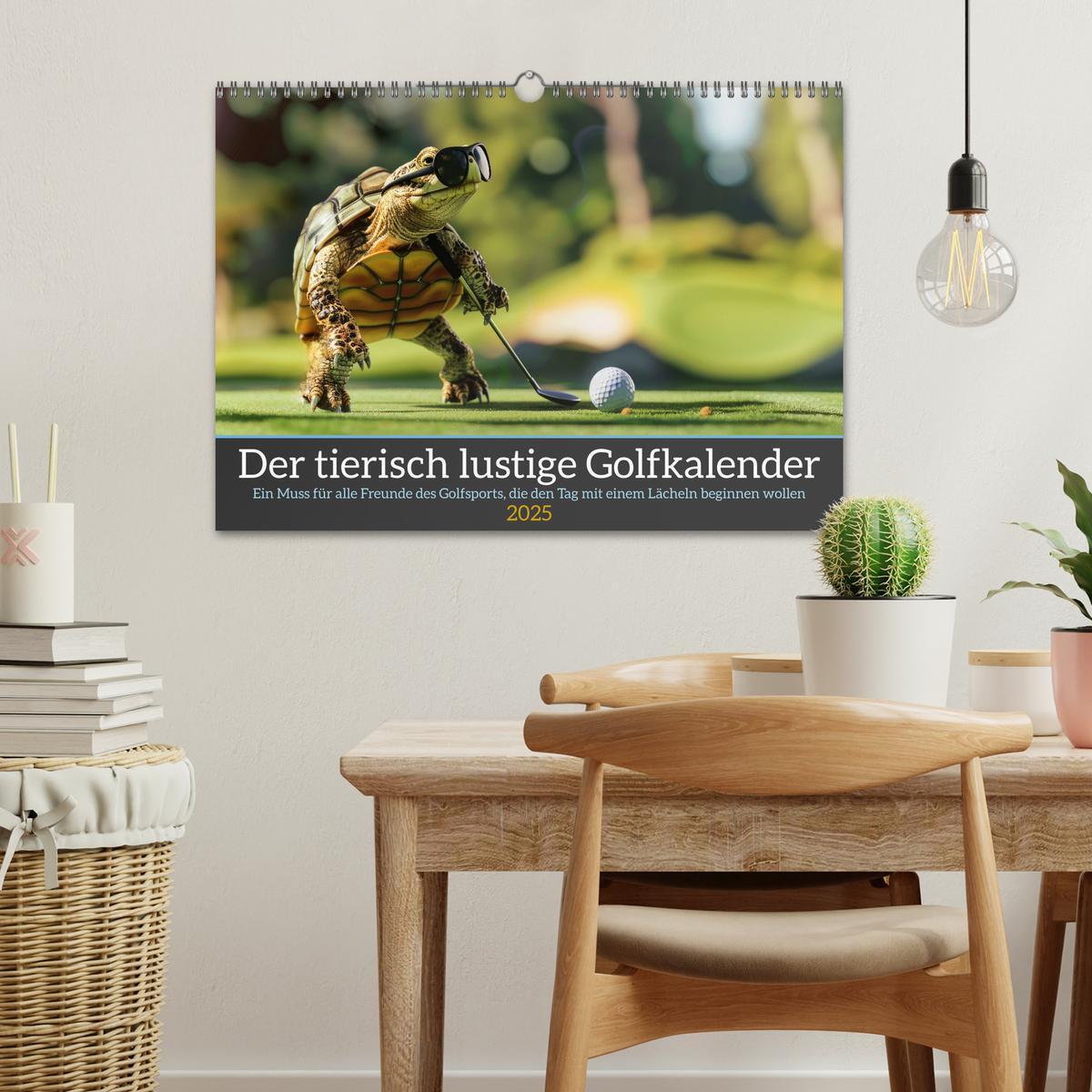 Bild: 9783457155516 | Der tierisch lustige Golfkalender (Wandkalender 2025 DIN A3 quer),...