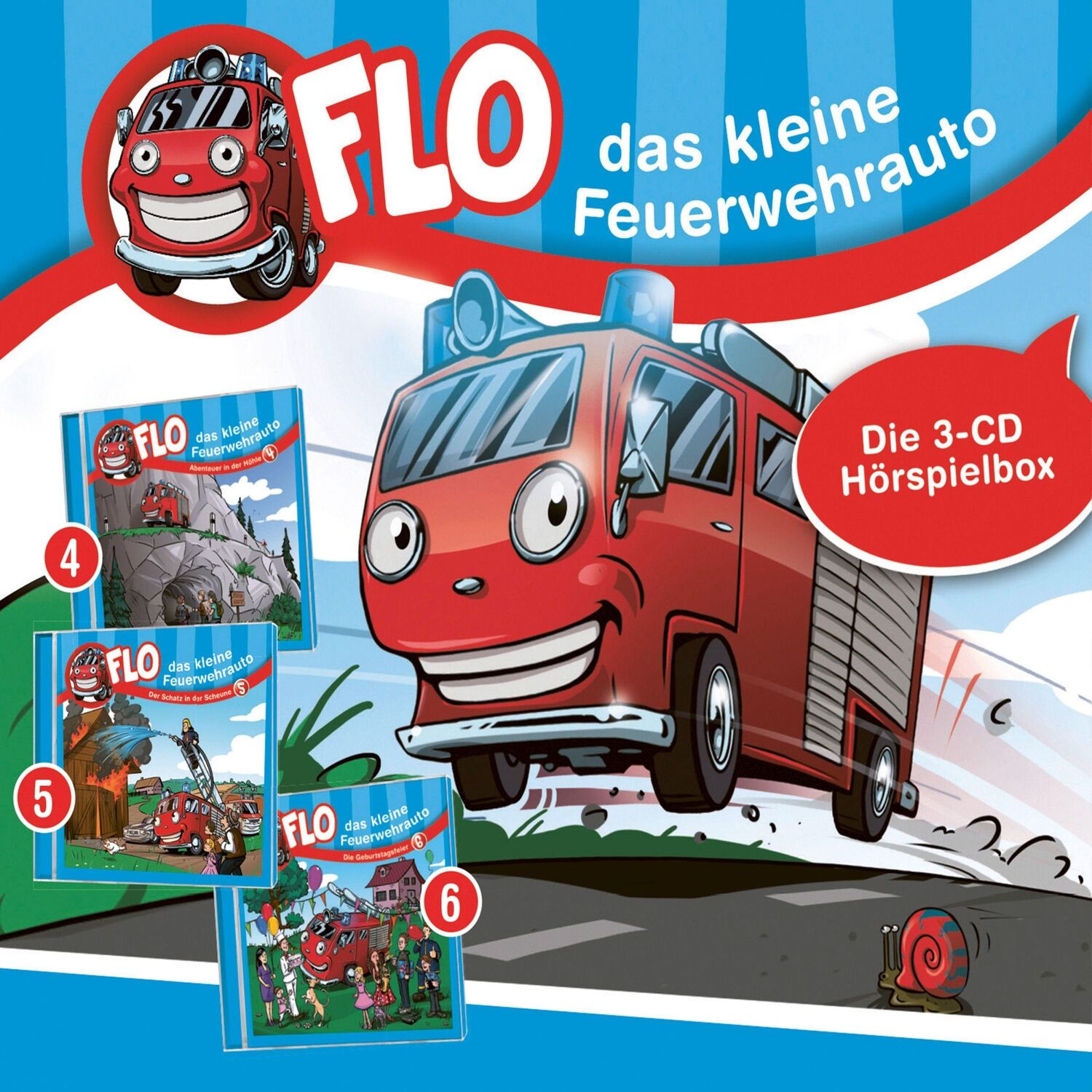 Cover: 4029856641829 | CD-Box 2: Flo, das kleine Feuerwehrauto (Folgen 4-6) | Mörken | CD