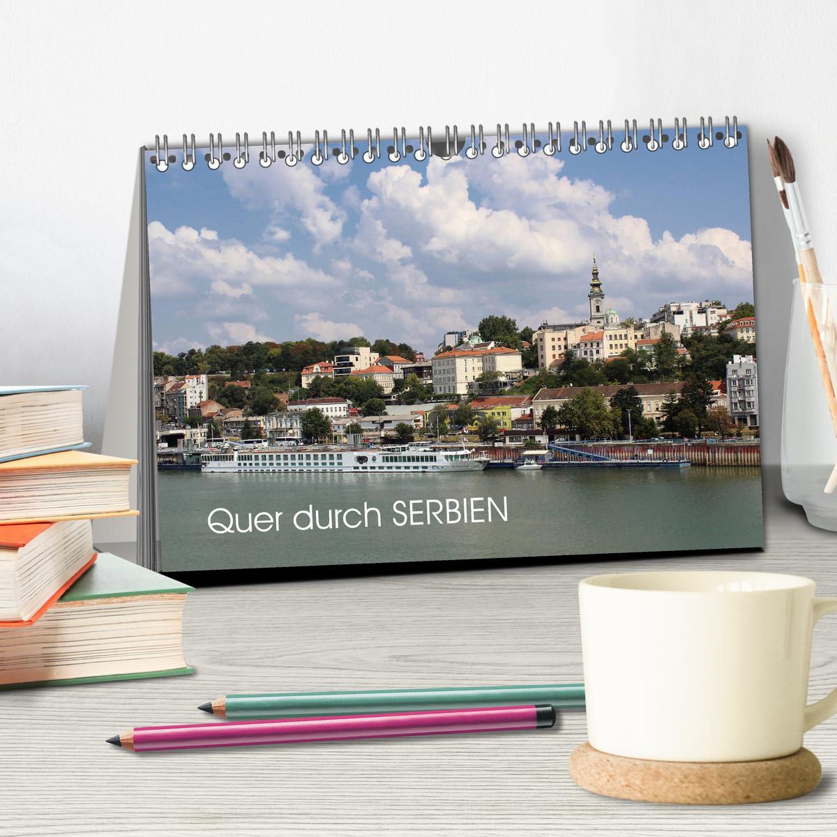 Bild: 9783435618118 | Quer durch Serbien (Tischkalender 2025 DIN A5 quer), CALVENDO...