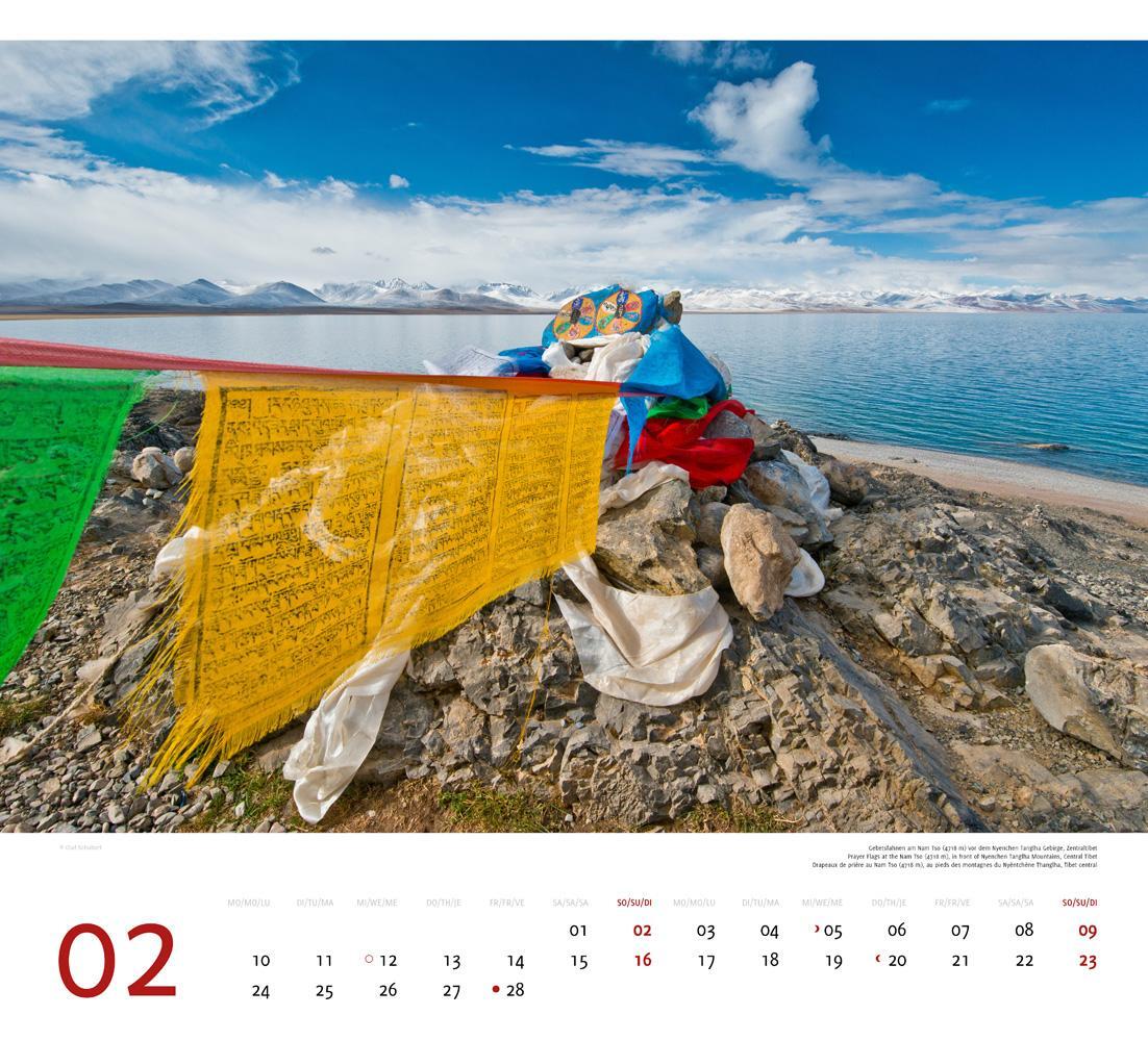 Bild: 9783938916513 | Tibet 2025 | Premium-Wandkalender Großformat 48,5 x 44cm | Schubert