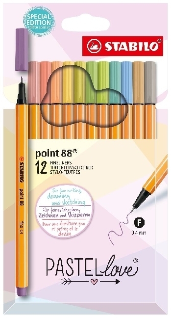 Cover: 4006381594745 | STABILO point 88 12er Pastellove Etui | Stück | In Karton | Unbestimmt