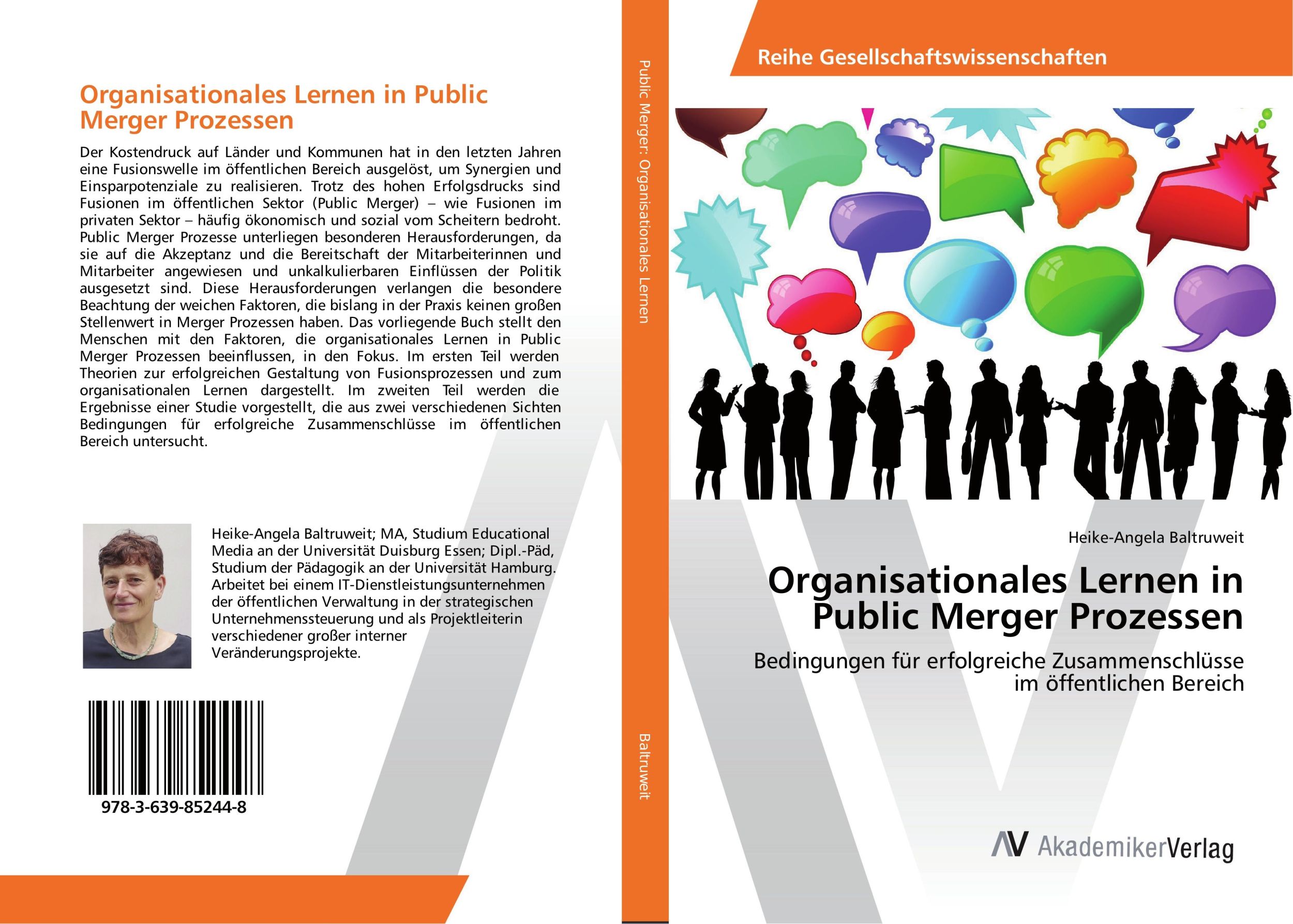 Cover: 9783639852448 | Organisationales Lernen in Public Merger Prozessen | Baltruweit | Buch