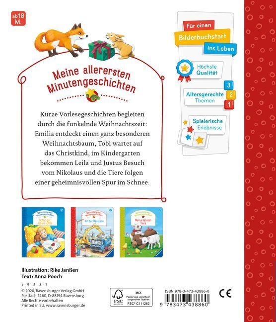 Bild: 9783473438860 | Wir freuen uns auf Weihnachten | Anna Pooch | Buch | 24 S. | Deutsch