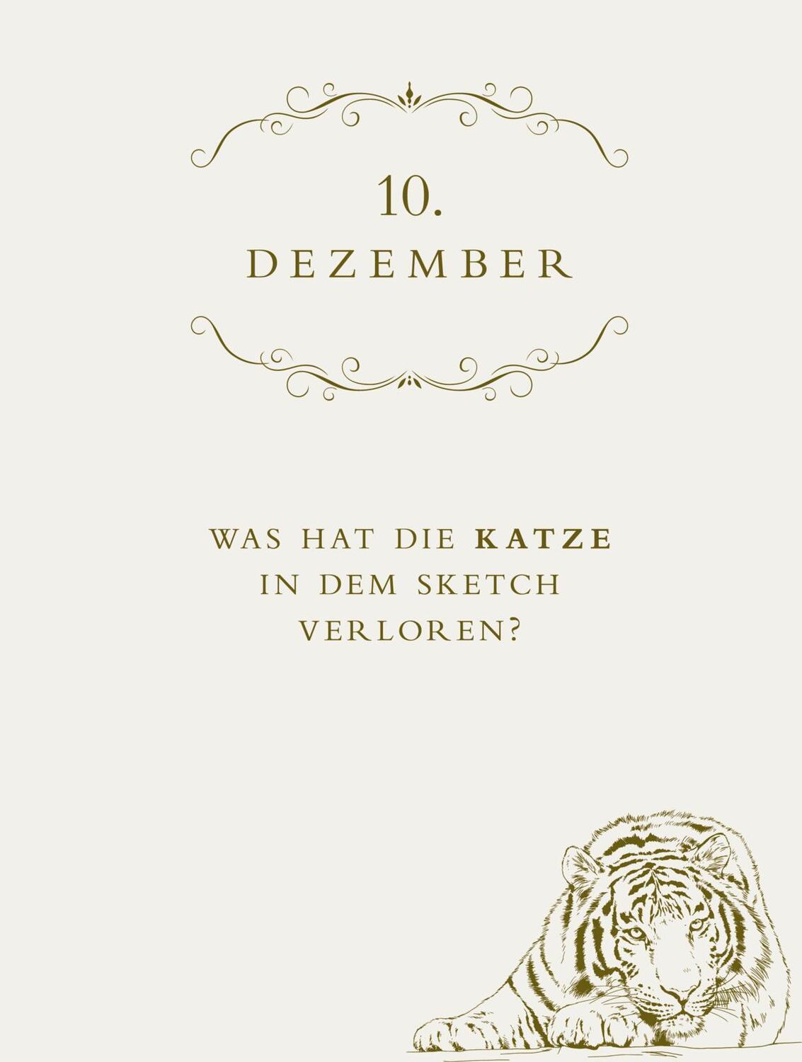 Bild: 9783830320579 | Dinner for One - Der offizielle Adventskalender | Lappan Verlag | Buch