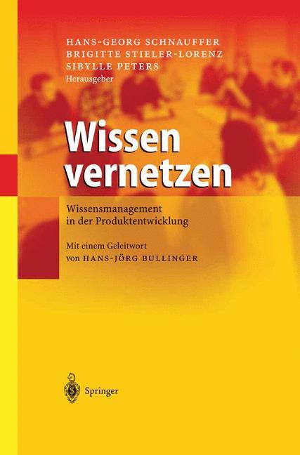 Cover: 9783642620959 | Wissen vernetzen | Wissensmanagement in der Produktentwicklung | Buch