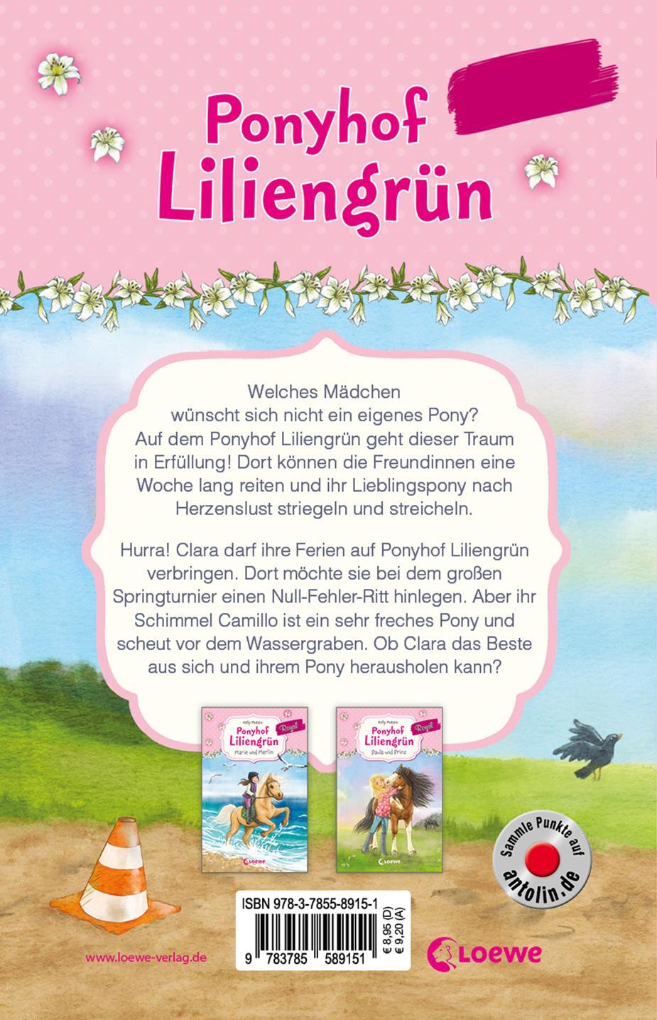 Rückseite: 9783785589151 | Ponyhof Liliengrün Royal (Band 3) - Clara und Camillo | Kelly McKain