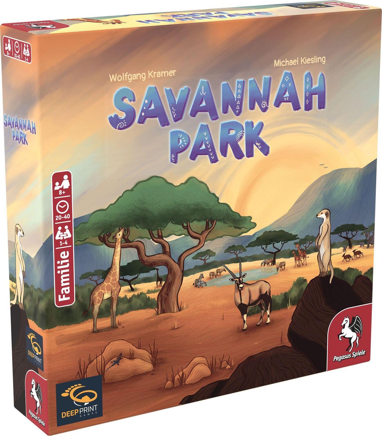 Bild: 4250231729690 | Savannah Park (Deep Print Games) | Spiel | 57804G | Deutsch | 2021