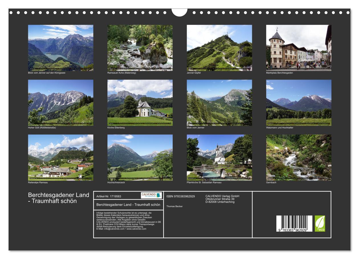 Bild: 9783383962929 | Berchtesgadener Land - Traumhaft schön (Wandkalender 2025 DIN A3...