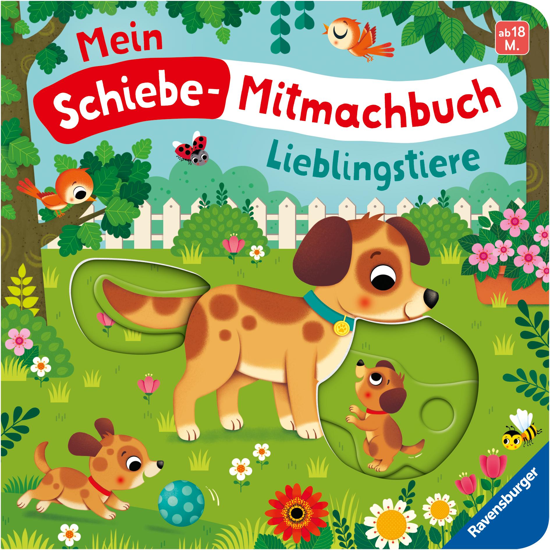 Cover: 9783473420247 | Mein Schiebe-Mitmachbuch: Lieblingstiere - Spielbuch mit spannenden...