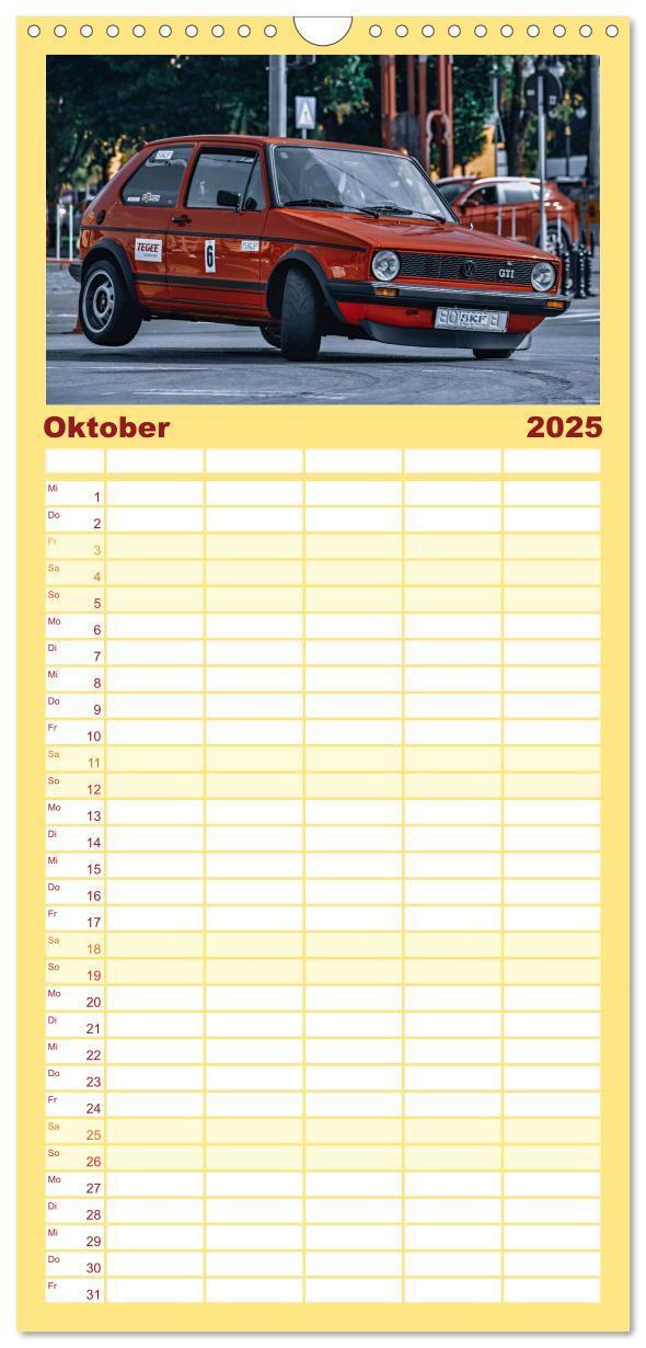 Bild: 9783457221860 | Familienplaner 2025 - Rally Ikonen mit 5 Spalten (Wandkalender, 21...