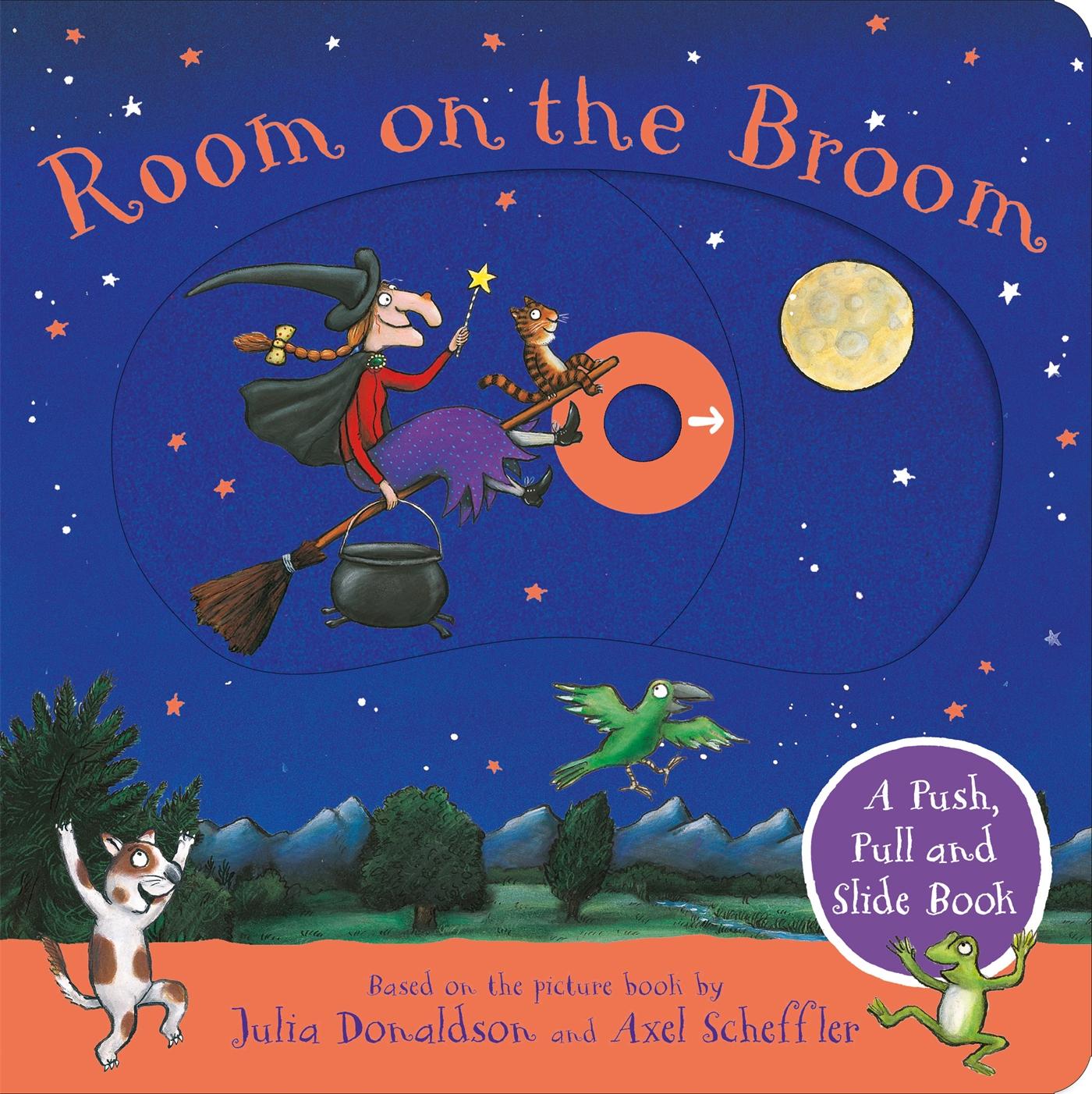 Cover: 9781035050703 | Room on the Broom: A Push, Pull and Slide Book | Julia Donaldson