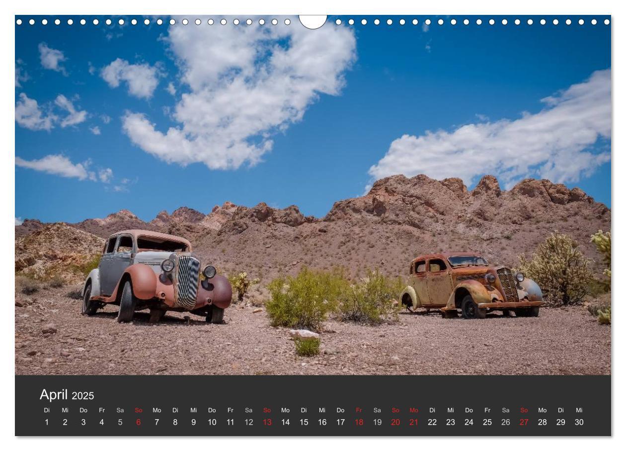 Bild: 9783435576302 | Vergessene Zeitzeugen entlang der Route 66 (Wandkalender 2025 DIN...