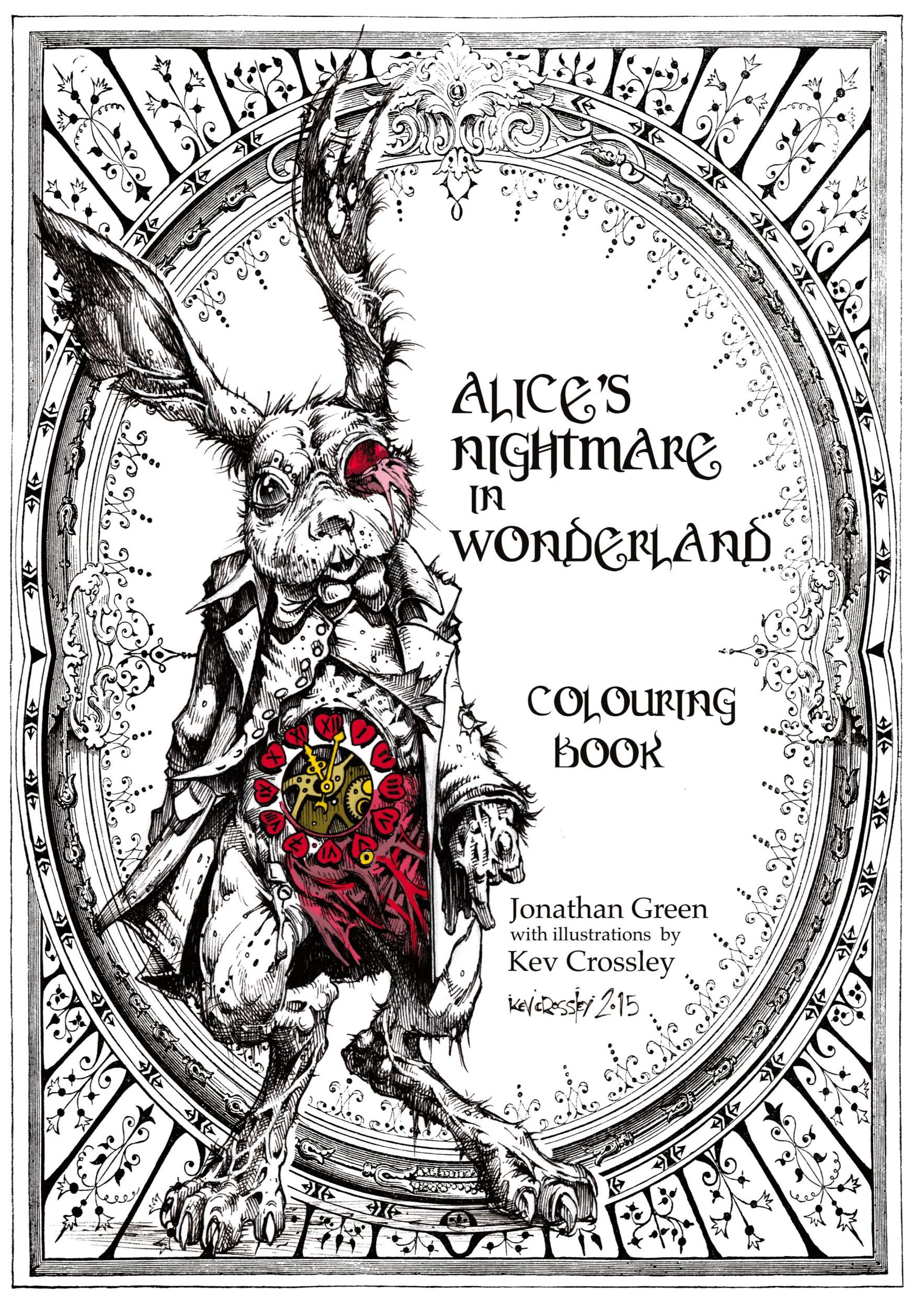 Cover: 9781909679825 | Alice's Nightmare in Wonderland Colouring Book | Jonathan Green | Buch