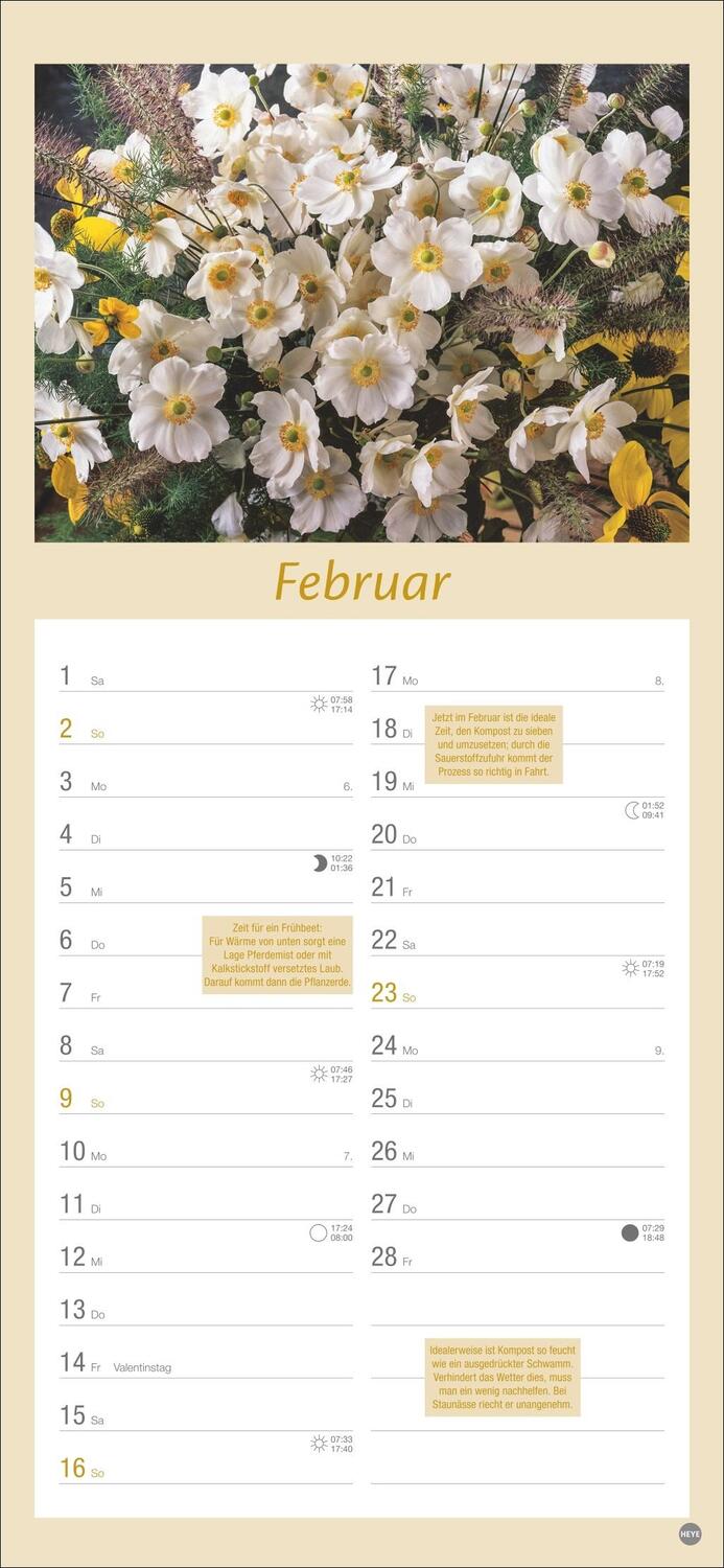 Bild: 9783756406128 | Gartenplaner 2025 | Heye | Kalender | Spiralbindung | 13 S. | Deutsch