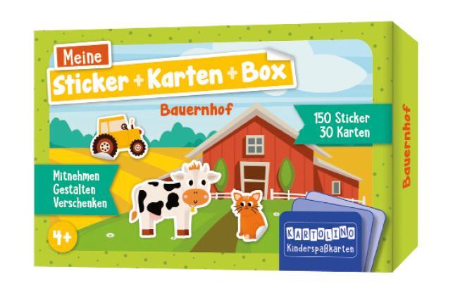 Cover: 9783817446995 | Meine Sticker + Karten + Box - Bauernhof | Taschenbuch | 30 S. | 2024