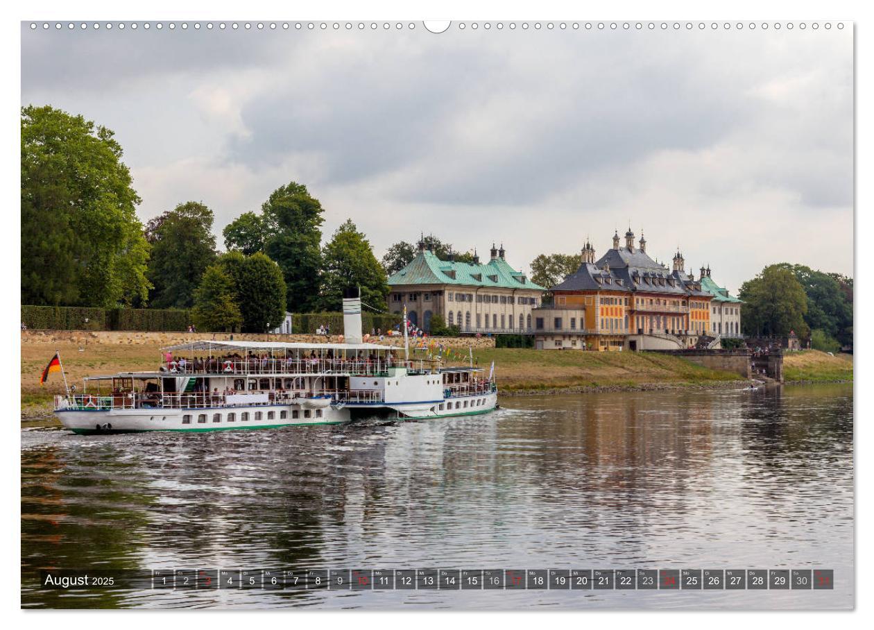 Bild: 9783435712434 | Dresden, ein Jahr an der Elbe (Wandkalender 2025 DIN A2 quer),...