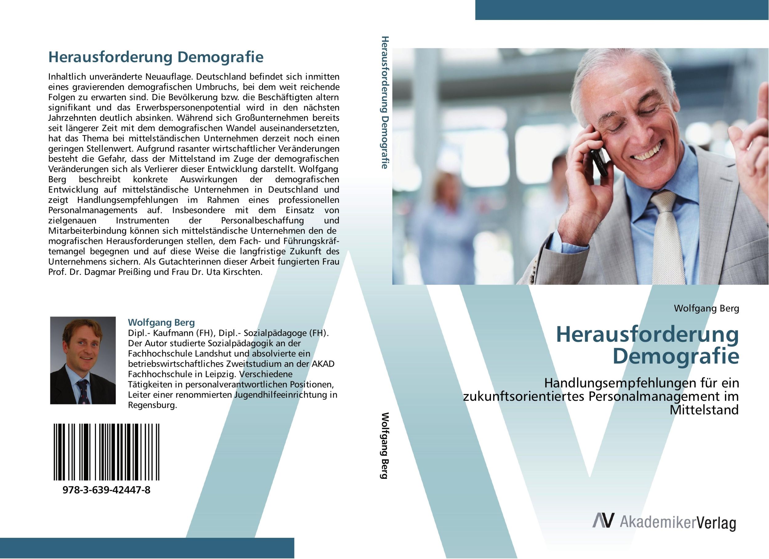 Cover: 9783639424478 | Herausforderung Demografie | Wolfgang Berg | Taschenbuch | Paperback