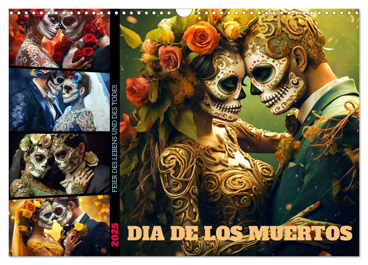 Cover: 9783383879241 | Dia de los Muertos - Feier des Lebens und des Todes (Wandkalender...