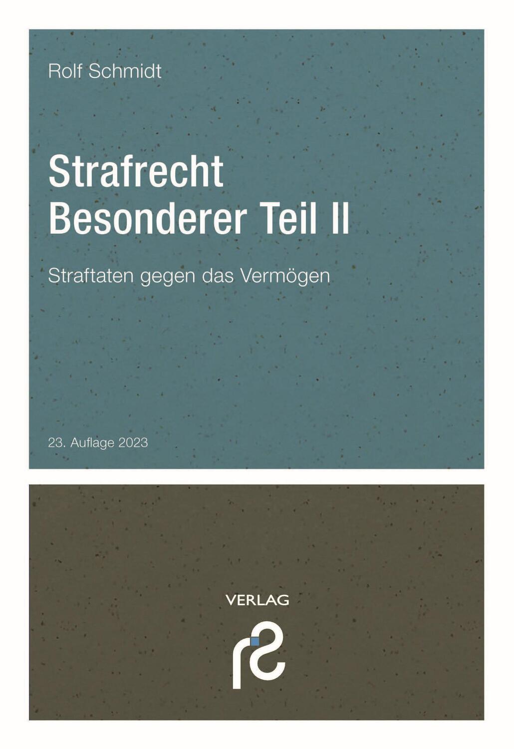 Cover: 9783866512610 | Strafrecht Besonderer Teil II | Straftaten gegen das Vermögen | Buch