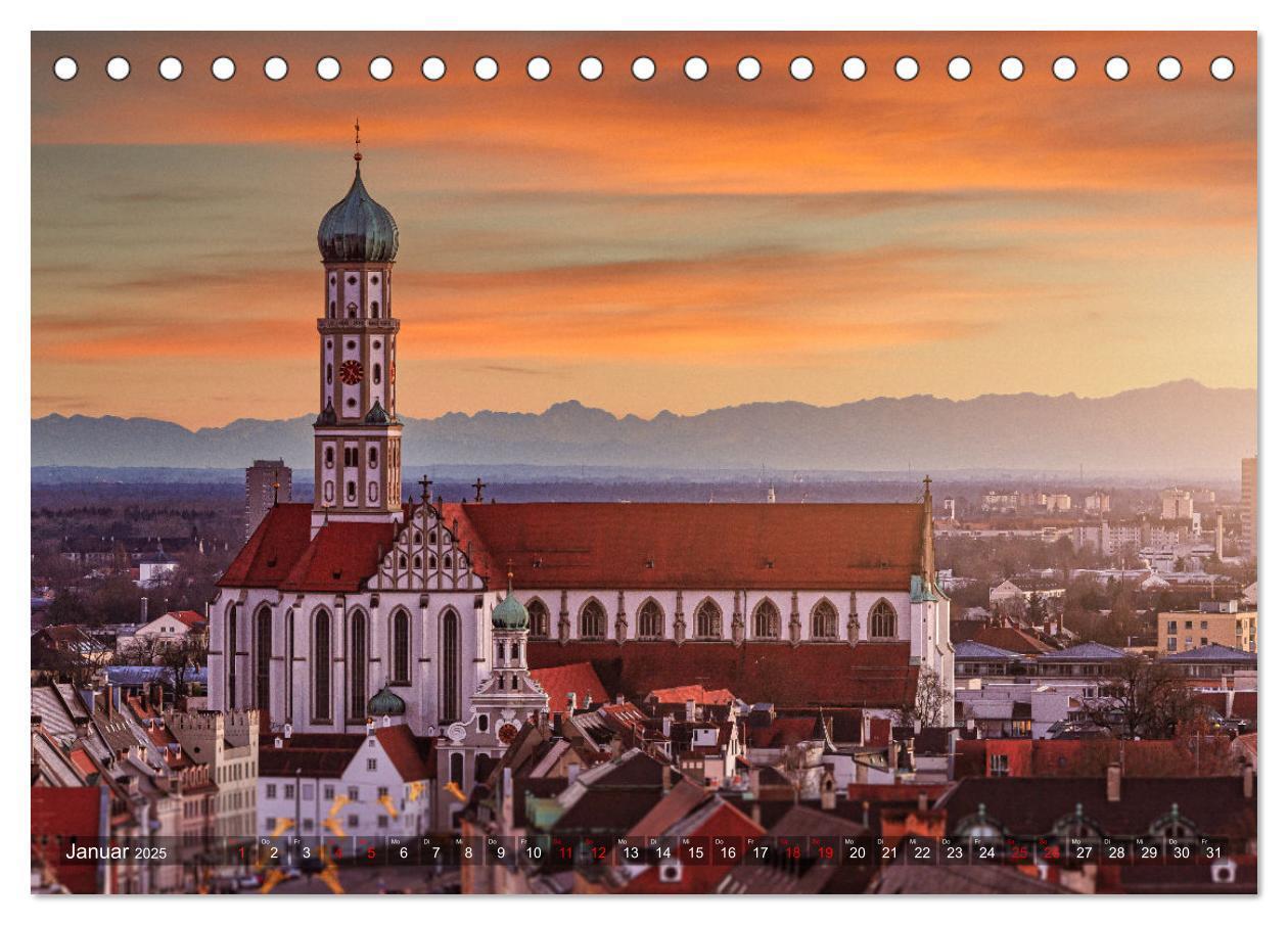 Bild: 9783383931154 | Augsburg - Stadt und Land (Tischkalender 2025 DIN A5 quer),...