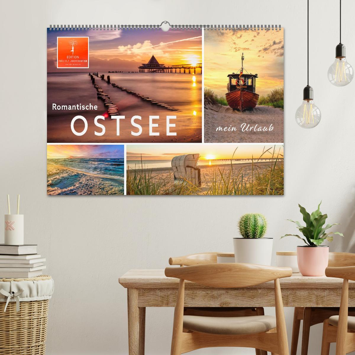 Bild: 9783435082254 | Romantische Ostsee - mein Urlaub (Wandkalender 2025 DIN A2 quer),...