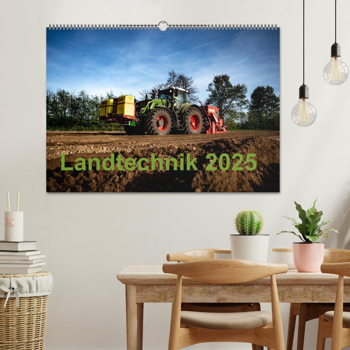 Bild: 9783435309641 | Landtechnik 2025 (Wandkalender 2025 DIN A2 quer), CALVENDO...