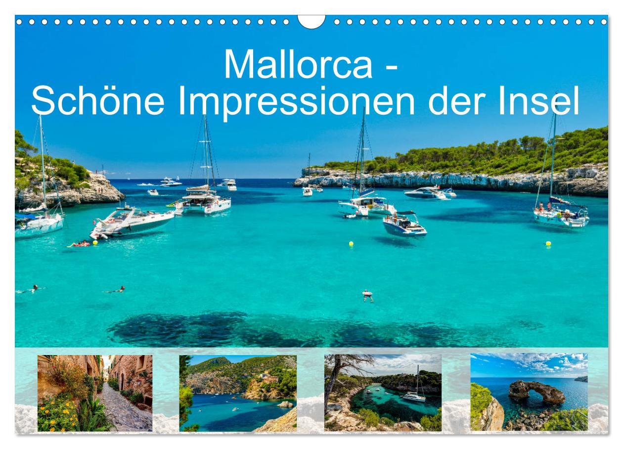 Cover: 9783435279166 | Mallorca - Schöne Impressionen der Insel (Wandkalender 2025 DIN A3...