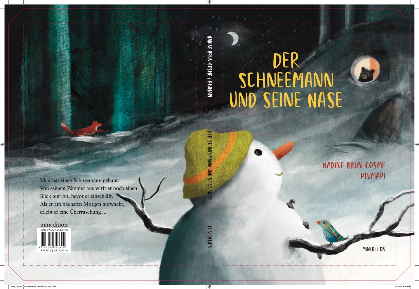 Rückseite: 9783039340620 | Der Schneemann und seine Nase | Nadine Brun-Cosme | Buch | 32 S.