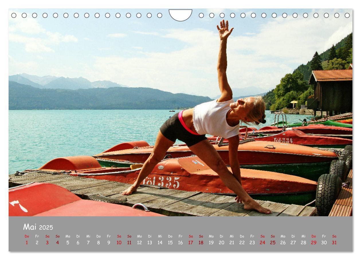 Bild: 9783435283132 | Yoga ¿ Harmonie am Walchensee (Wandkalender 2025 DIN A4 quer),...