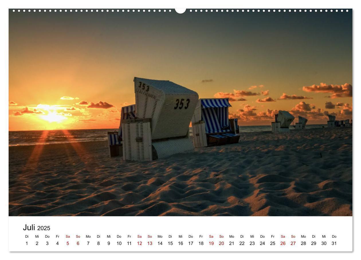 Bild: 9783435442805 | Ein Sommer auf Sylt (Wandkalender 2025 DIN A2 quer), CALVENDO...