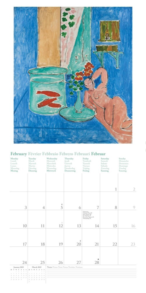 Bild: 4002725994011 | Henri Matisse 2025 - Wand-Kalender - Broschüren-Kalender - 30x30 -...