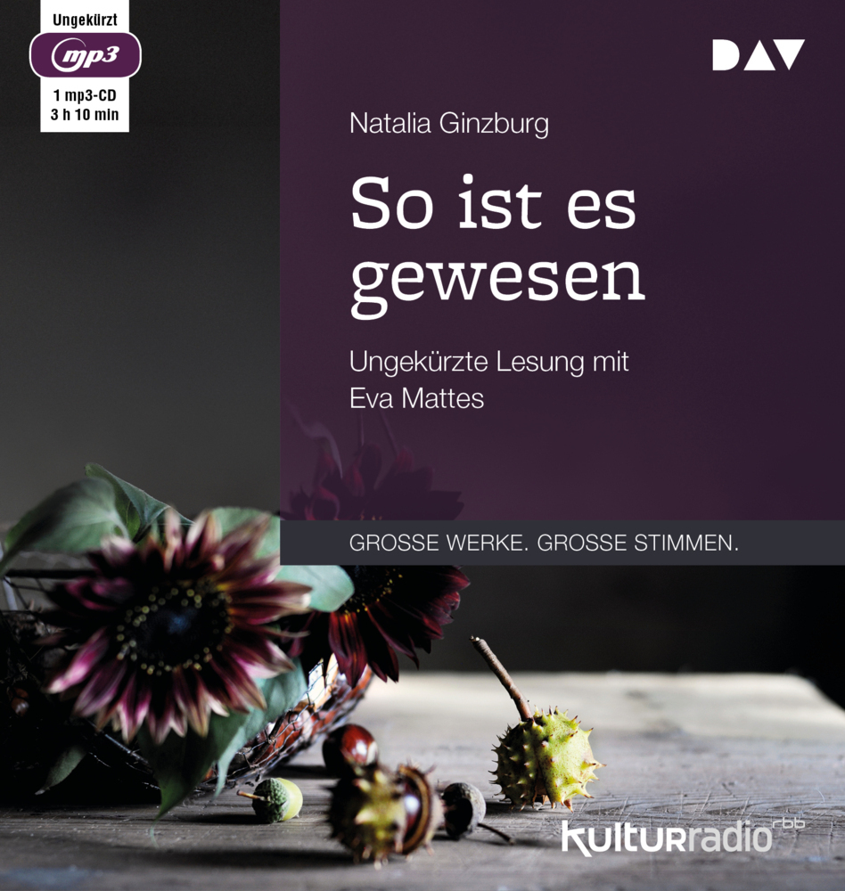 Cover: 9783742409065 | So ist es gewesen, 1 Audio-CD, 1 MP3 | Natalia Ginzburg | Audio-CD