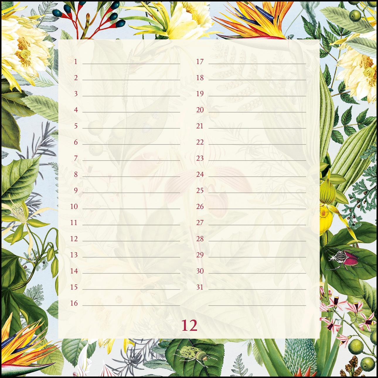 Bild: 9783832044923 | Immerwährender Geburtstagskalender floral - Archive by Portico...