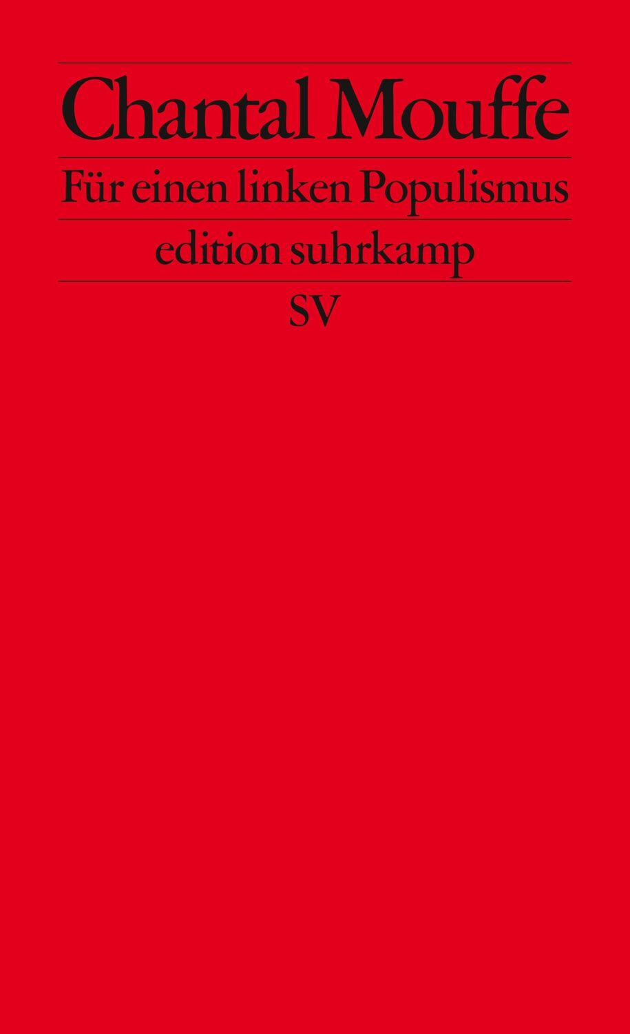 Cover: 9783518127292 | Für einen linken Populismus | Chantal Mouffe | Taschenbuch | 111 S.