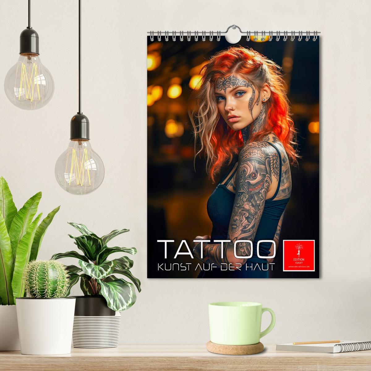 Bild: 9783435857265 | Tattoo Kunst auf der Haut (Wandkalender 2025 DIN A4 hoch), CALVENDO...