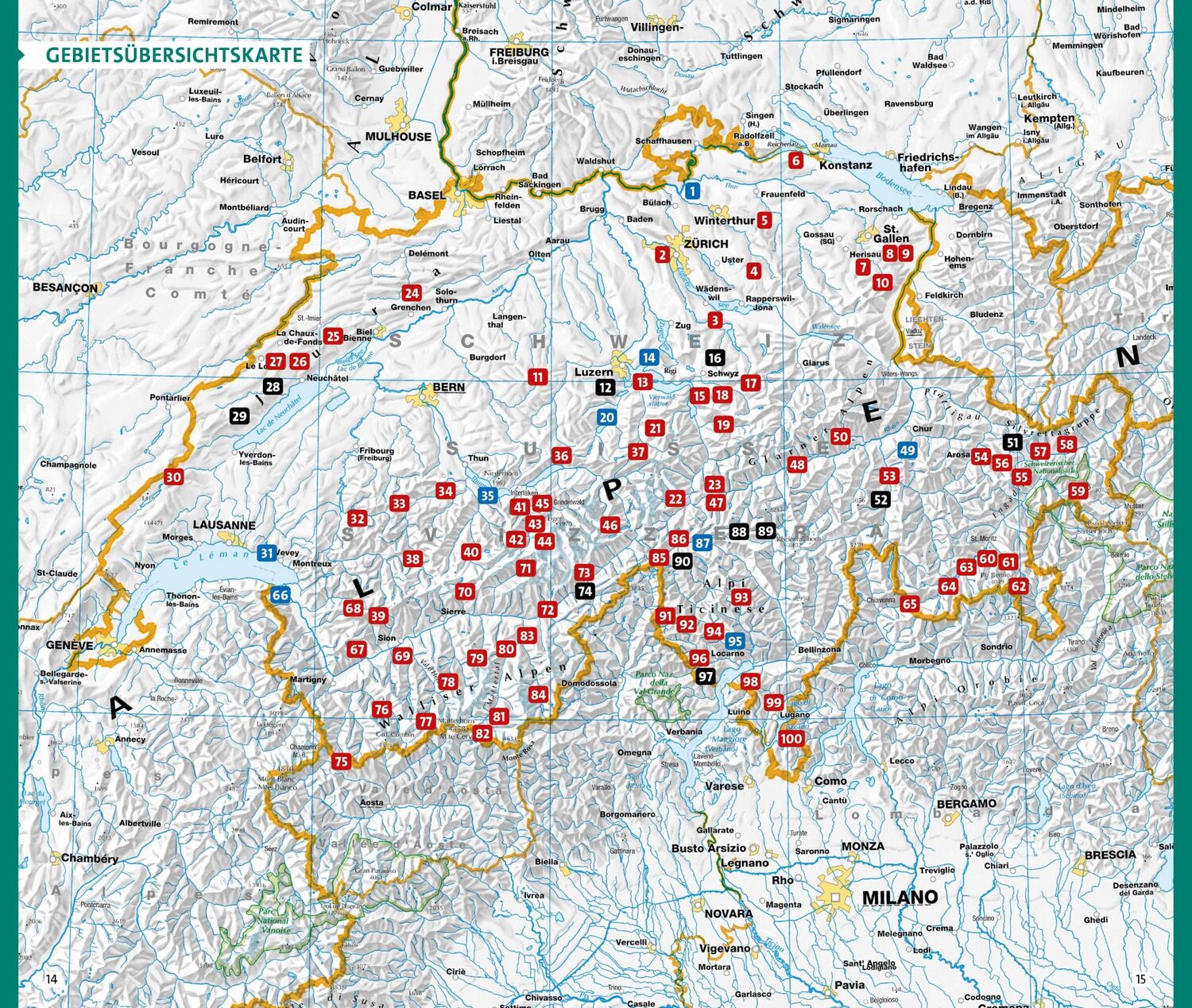 Bild: 9783259037669 | Wanderparadies Schweiz Wanderführer | Wolfgang Heitzmann (u. a.)