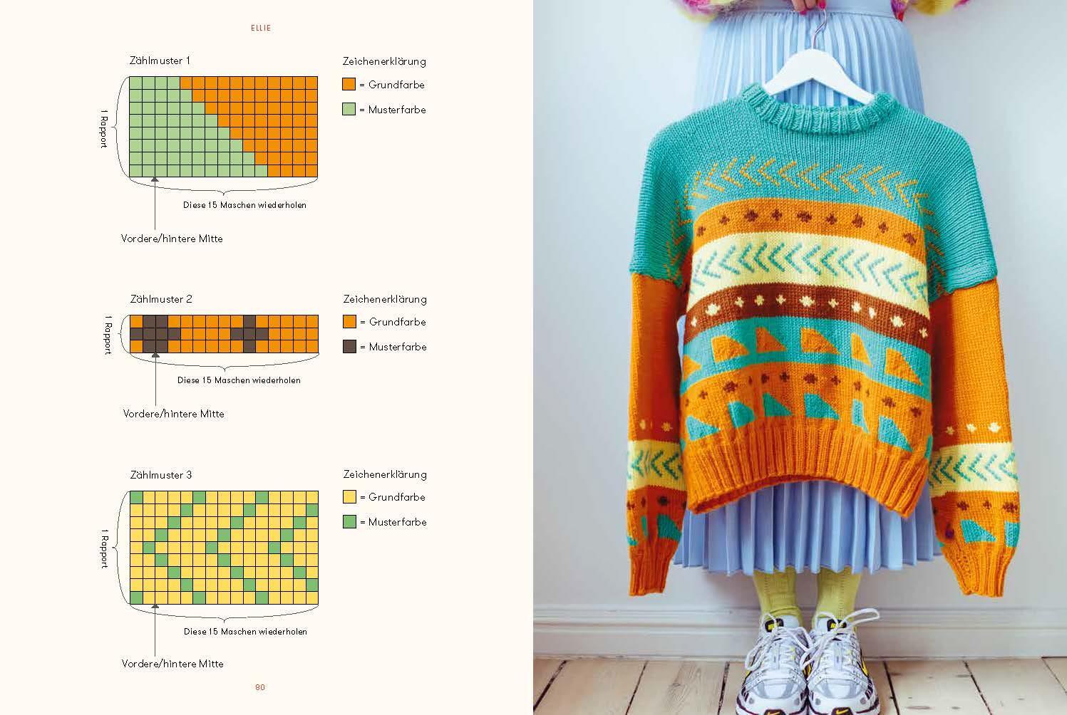 Bild: 9783841067920 | Knallbunt: Mode im Stil der 80er stricken | Embrå | Buch | 160 S.